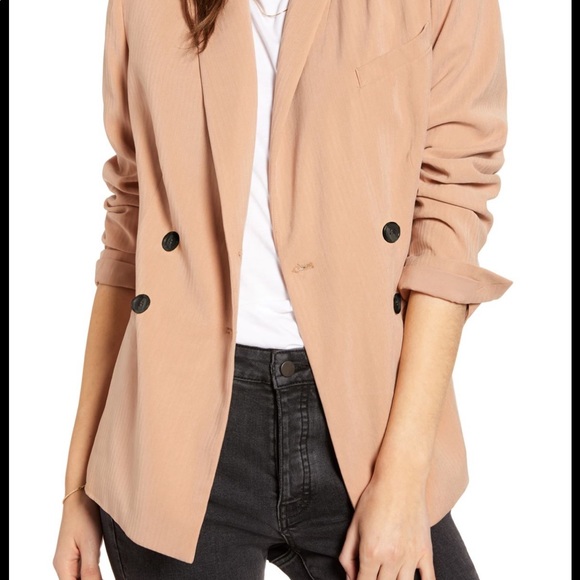 Something Navy Jackets & Blazers - Something Navy Camel Blazer